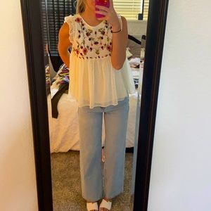 Zara flower top
